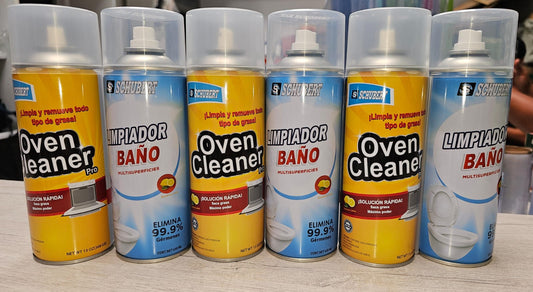 COMBO DE LIMPIEZA OVEN CLEANER + ESPUMA LIMPIA BAÑO