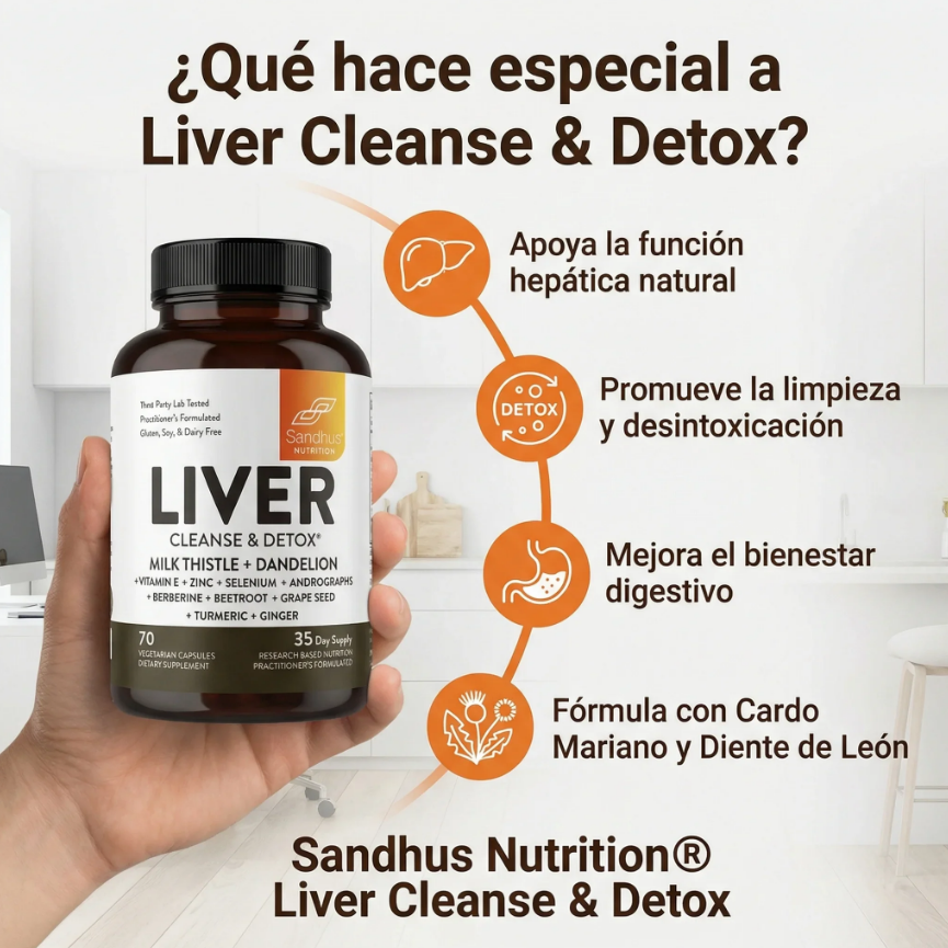 LIMPIEZA HEPATICA NATURAL Y EFECTIVA LIVER